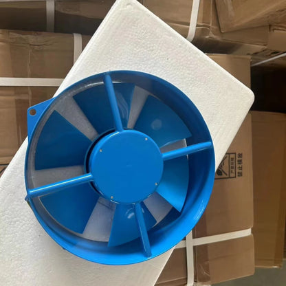 JEEK 200FZY AC Axial Fan for Welding Machine, AC Cooling Fan with Ball Bearing 220V 65W Blue Color 200X200X70mm AC Exhaust Fan