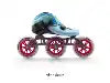 Professional Level Carbon Fiber Inline Speed Skates 5 Colors 110mm*3 PU Alloy Wheel Material Outdoor Speed Roller Shoes Skates