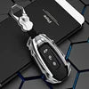 Zinc Alloy Leather Car Smart Key Case Bag High Quality Fit for Ford 2017/2018/2019/2020 F150/Explorer/MustangF55 Key Shell