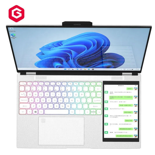 15.6 Inch + 7 Inch Dual Screen Inter N150 Generation 16GB Ram 512gb SSD Brand New Laptop Computer Pc by PDG ibma