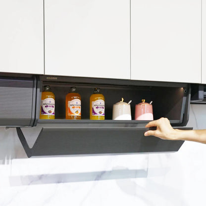 Goldmine Kitchen Cabinet Space Saving Pull Out Drawer Storage Holder Under-shelf Spice Organizer Cupboard Basket Drawer