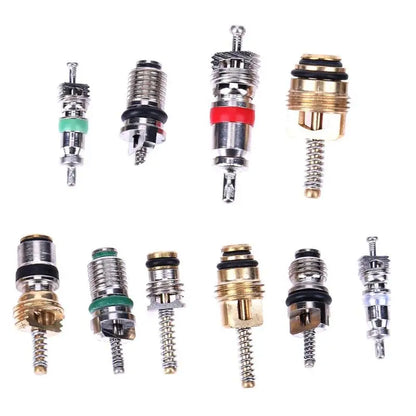 100Pcs/box R134A Car A/C Core Valves Automotive Air Conditioning Assortment Kit 1