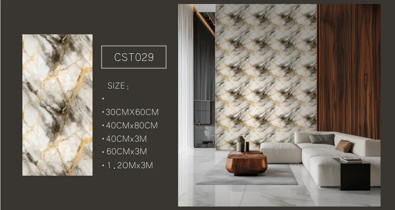 Modern Geometric Waterproof 3D Foam PVC Wall Sticker Roll Self Adhesive Peel Stick Wall Panels for Interior Home Decoration
