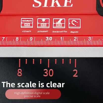 High Precision Industrial Digital Level Ruler Strong Magnetic Spirit Gauge with Aluminum Alloy Electronic Display Angle Ruler