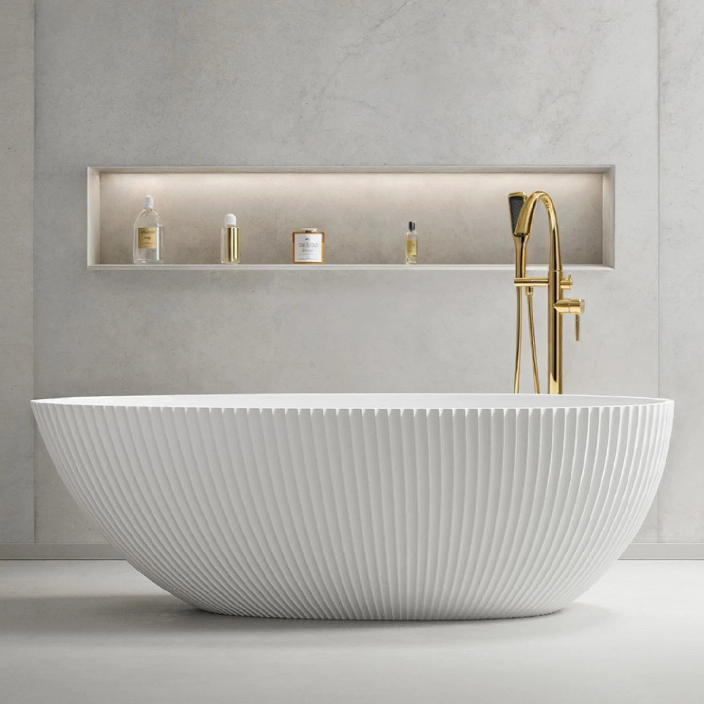 CLASIKAL Factory Direct Sales Hotel Home Independent Luxury Bathtub Material High-quality Artificial Stone Soaking Bathtub