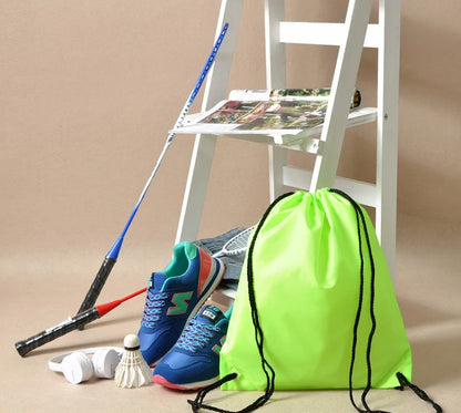 Personalized Logotote Sport Storage Polyester Drawstring Backpack Bag for Kids