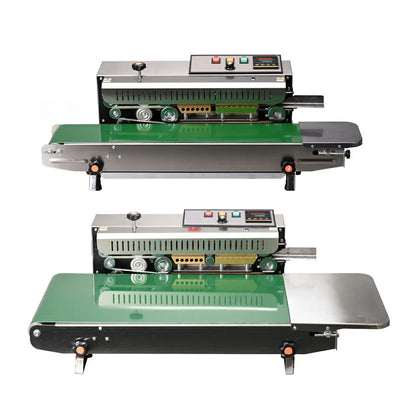 Fr880 FR900 Industrial Bag Sealing Machine with Date Stamp for Bakery Biscuit Grain Vegetable Sugar