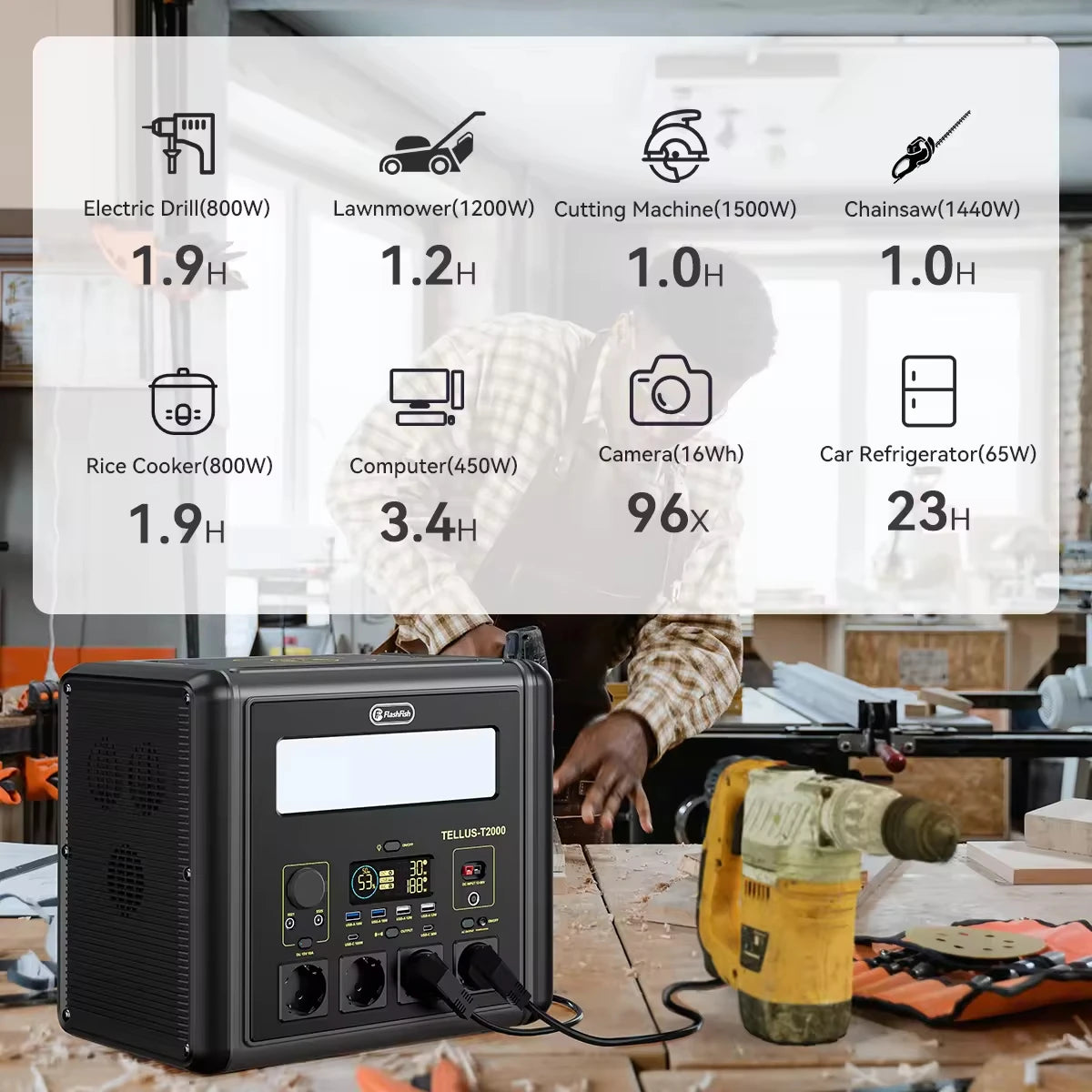 300w 600w 1000w 1200w 2000w UPS Generator Solar Lifepo4 Lithium Battery Portable Power Supply Station With Solar Panels