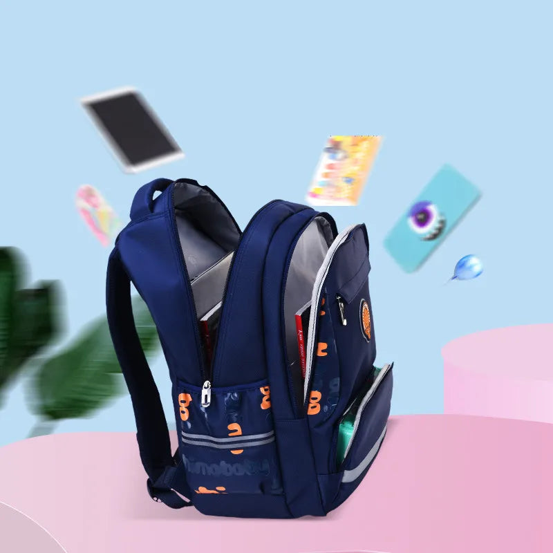 primary child school backpacks boys bookbag student luminous backpack large waterproof backpack for school teen boy schoolbag