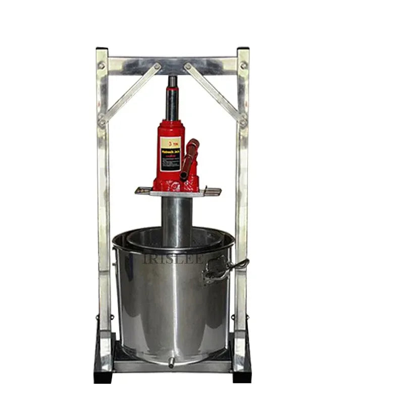 36L Capacity Commercial Fruit Juice Cold Press Juicing Machine Stainless Steel With Jack Manual Grape Pulp Juicer Machine