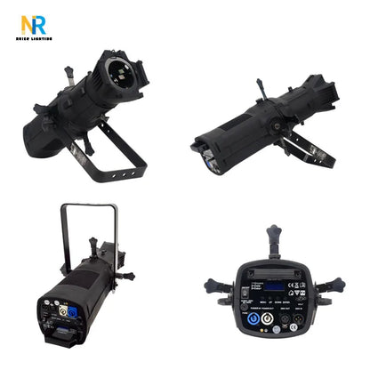 200W DMX Video Light Professional Stage Lighting White/Warm White LED Matrix Profile Light for Theme Parks