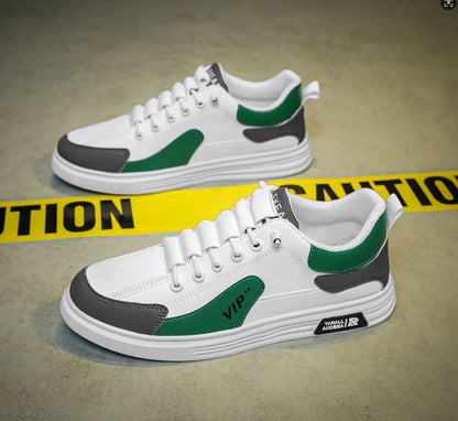 Y New Men's Shoes Breathable Sports Versatile Board Shoes Casual Men's Slip-on Elastic Small White Shoes