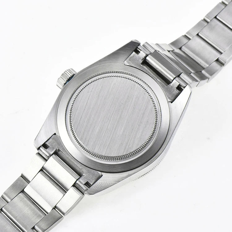 41mm Aluminum Bezel Wristwatch Stainless Steel Strap Fit for ETA 2836/2813 Miyota 82 Series NH35 Movement Wristwatch Parts Tools