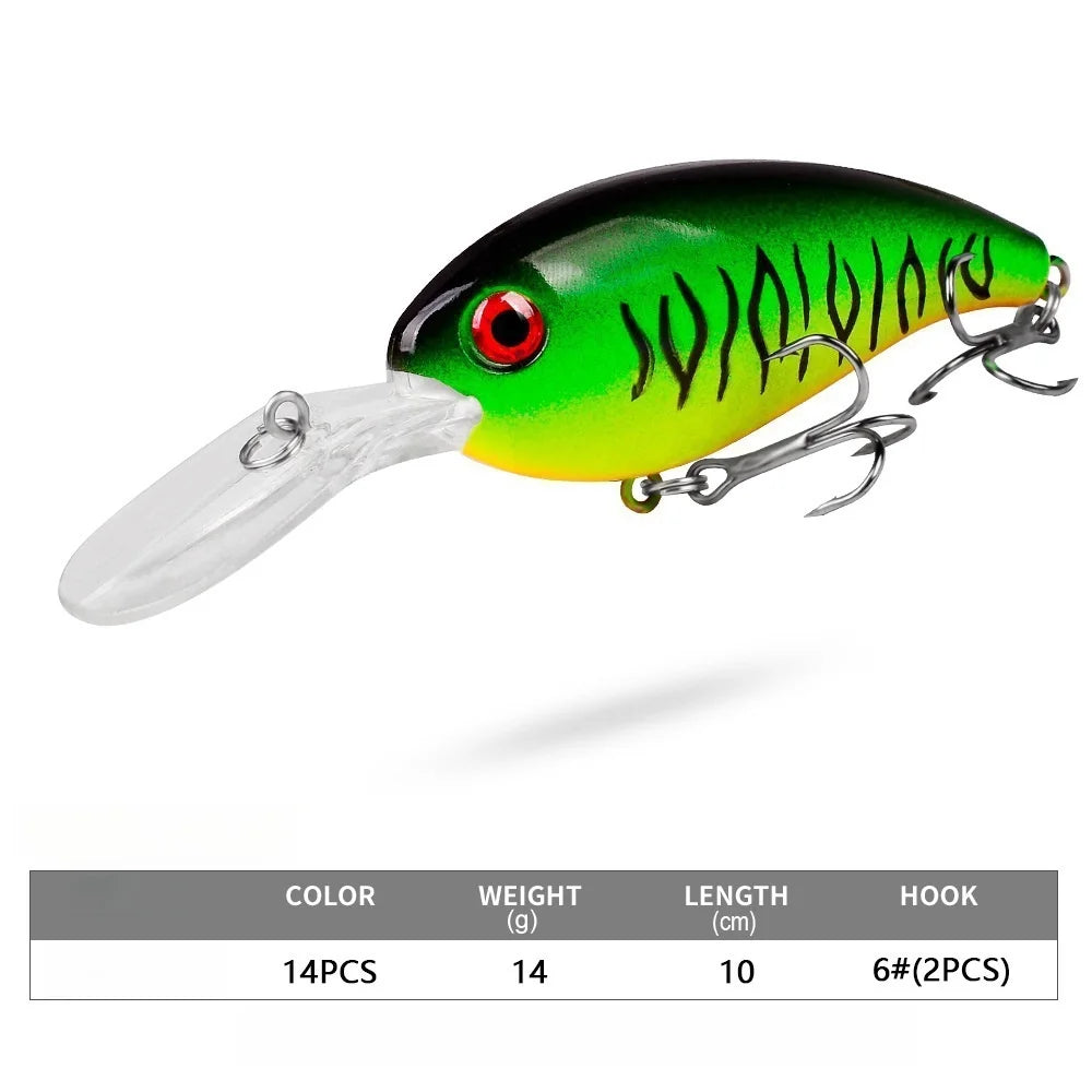 Hot Sale 14g/10cm Multiple Colors Swing Bait Seawater Freshwater Fishing Bait Artificial Simulation Swimming Bait
