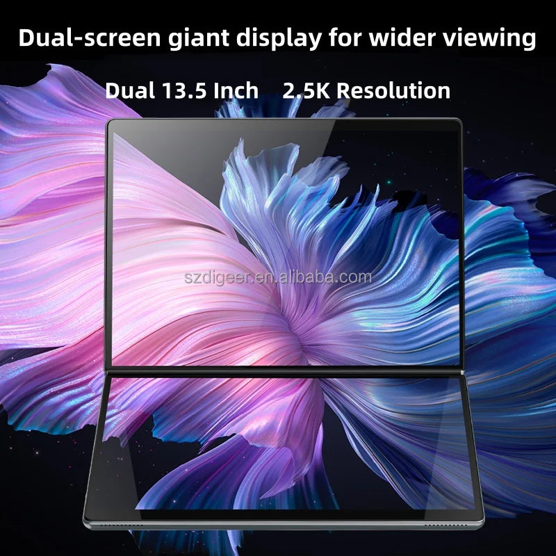 New Factory Price Notebook Computer Dual 14 Inches Touchscreen 16GB ROM 1TB SSD Intel N150 CPU English IPS Metal Casing Windows