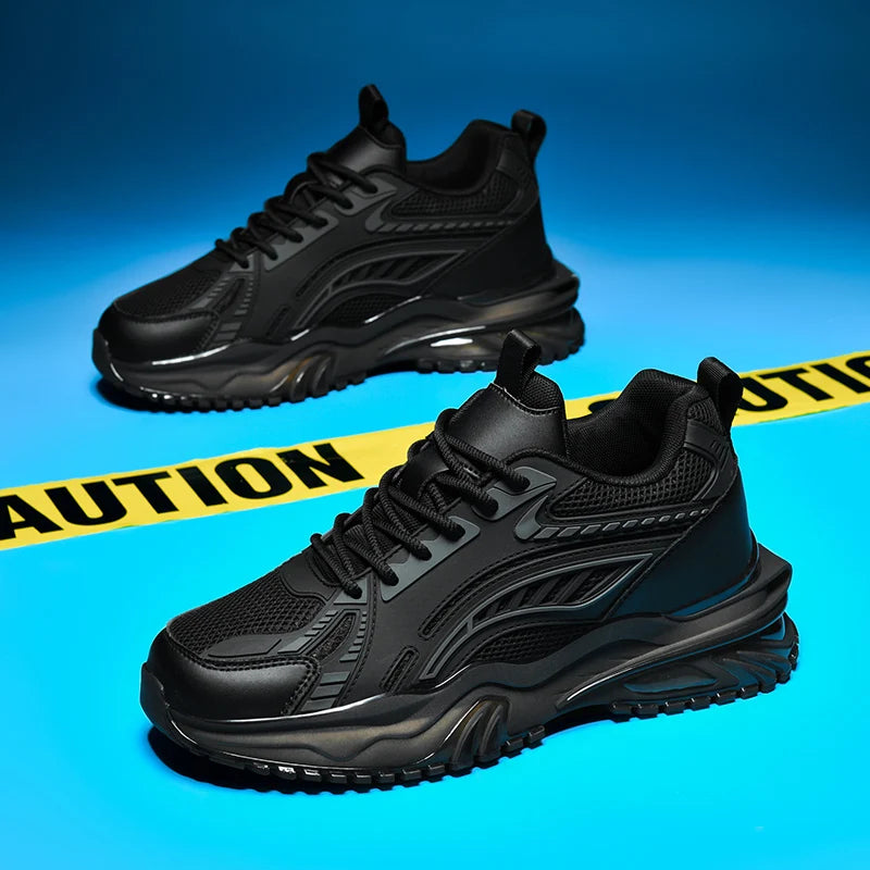 New Wholesale Large Size Men's Casual Shoes Walking Style Shoes Breathable Mesh Upper Lightweight EVA Soft Flexible Sole