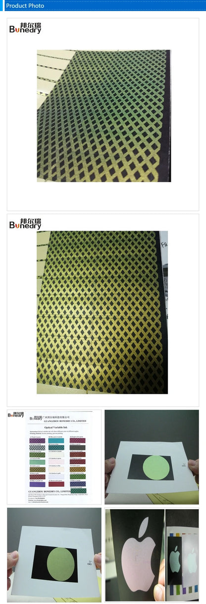 Optical Variable B1 Gold to Green Anti-Counterfeiting Mirror for Ink for Screen Printing