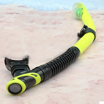 JUNHAIINS Wholesale Snorkel with Dry Breathing Top Valve for Diving Scuba Swimming for Wholesaling Professional Freediving