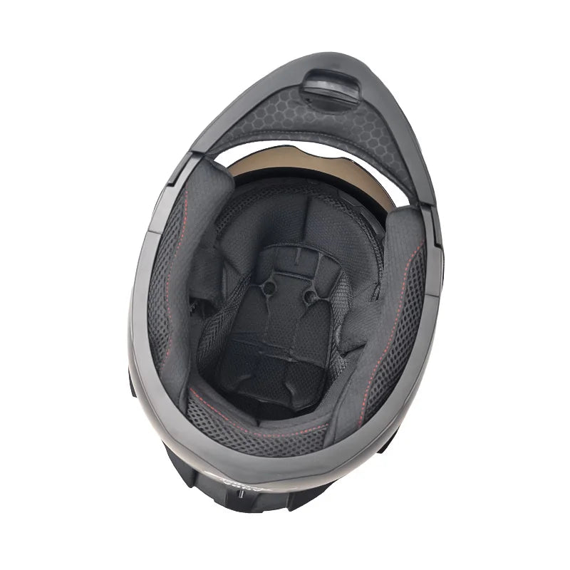 New Unisex Motorcycle Flip up Helmet ABS Safety Modular All Seasons 1 Year Warranty AD Dual Visor Unisex Cascos Para Moto Helmet