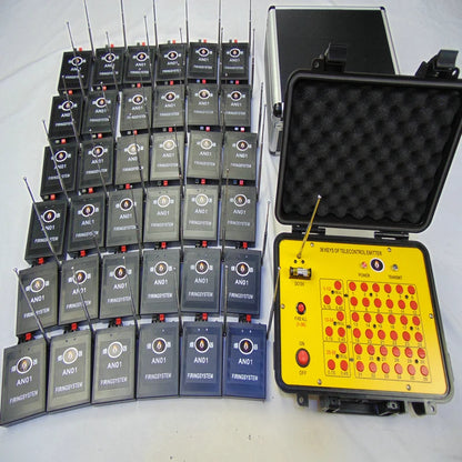 AN36 36 Cues Cold HAPPINESS Pyrotechnic Machine Wedding Celebration Firework Firing System Stage Fountain Hand Held Cold Pyro