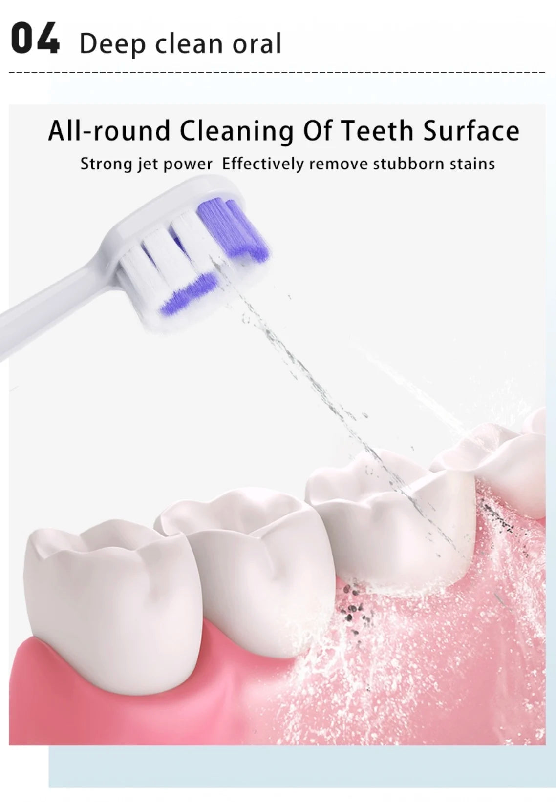 Shenzhen Factory New Arrival Portable Dental Professional Floss Toothbrush Rechargeable Water Flosser Teeth Whitening