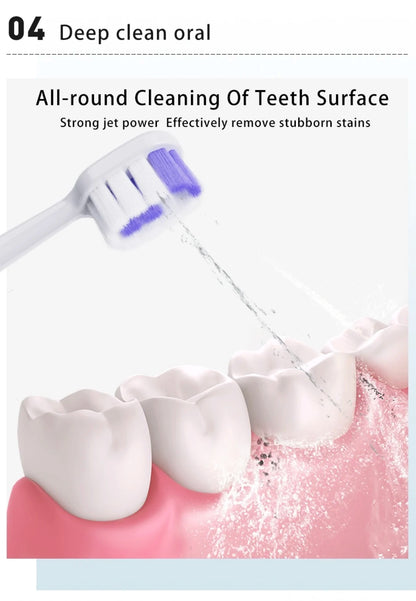Shenzhen Factory New Arrival Portable Dental Professional Floss Toothbrush Rechargeable Water Flosser Teeth Whitening