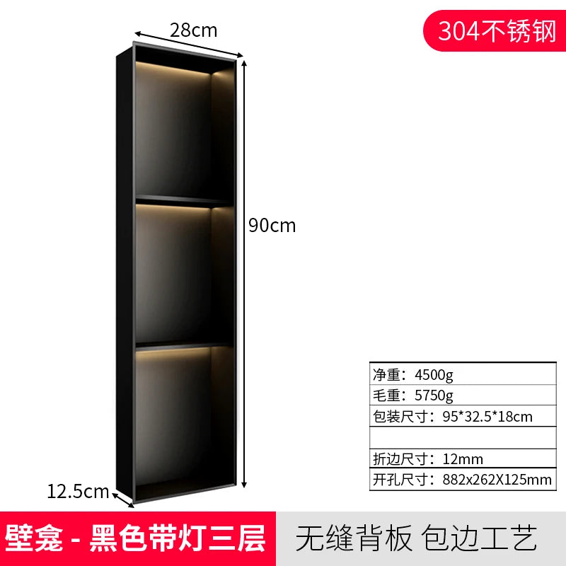 High Quality Reusable Stainless Steel Shower Room Shelf Modern Corner Mounted No Nailing Required-Wall-Mounted Bathroom Shelf