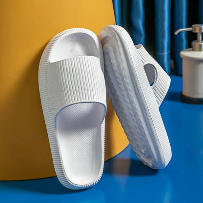 Hot Best Selling Products 2026 Women Thick Platform Summer Indoor Beach Pillow Slides House Cushion Cloud slippers Custom Logo