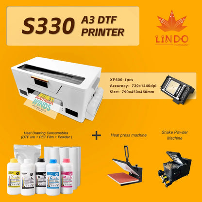 Free Shipping A3 UV Direct to Film (DTF) Printer High Quality Customized Design A3 Size UV Printing Machine for Cup Wraps