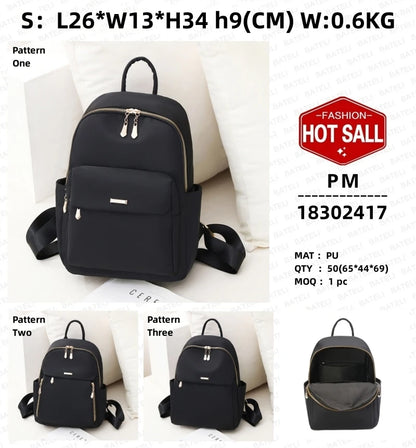 2026 Girls Lightweight Polyester Backpack Large Capacity New Trendy Versatile Casual Neutral  Material