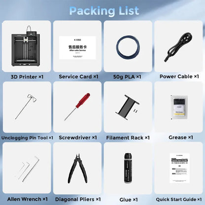 China Manufacturer's FDM 3D Printer USB Prototyping Fully Automatic Leveling Supports PLA Material New Condition 1 Year Warranty