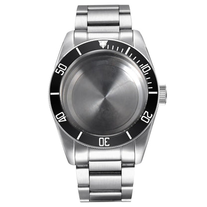 41mm Aluminum Bezel Wristwatch Stainless Steel Strap Fit for ETA 2836/2813 Miyota 82 Series NH35 Movement Wristwatch Parts Tools