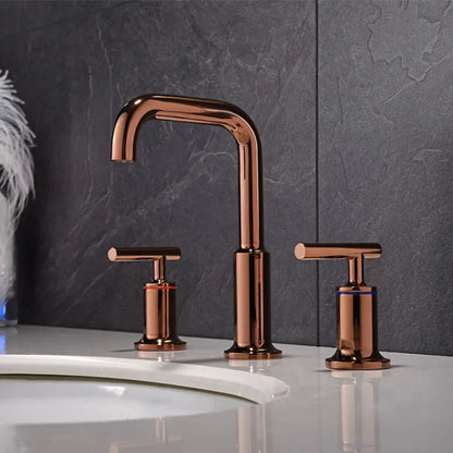 Classic Design Single Hole Bathroom Faucet Ceramic Valve Core Hot/Cold Water Basin Taps Stainless Steel for Bedroom Bathroom Use