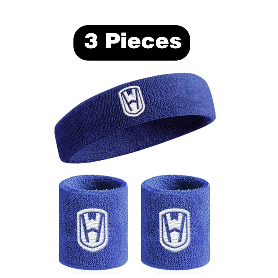 WOSWEIR-Cotton Athletic Headband Elastic Sweatbands Women Men Basketball Sports Gym Fitness Sweat Band Volleyball Tennis