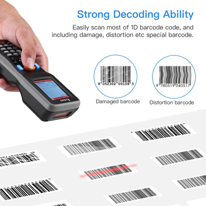 Eyoyo 1D Wireless Barcode Scanner Handheld Data Collector Inventory Counter Scanner Portable Bar Code Reader For Warehouse