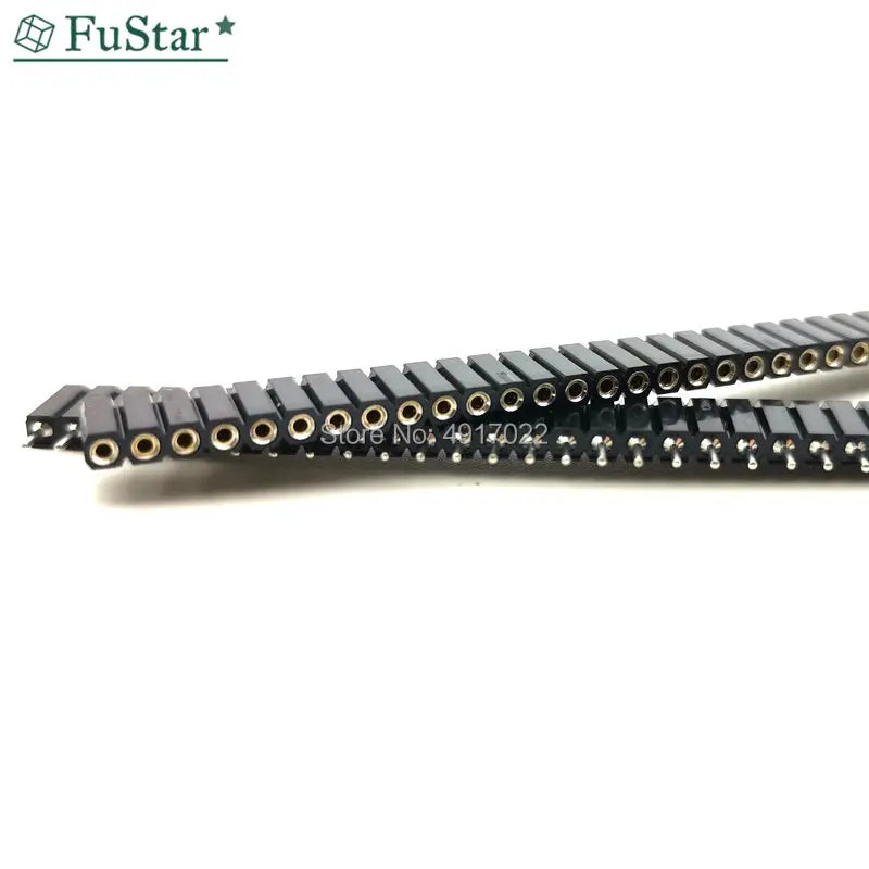 5pcs 1*40 Single Row Female Socket Plug Round Hole 1x40 7mm high. Pin 2.54 mm Board To Board Connector