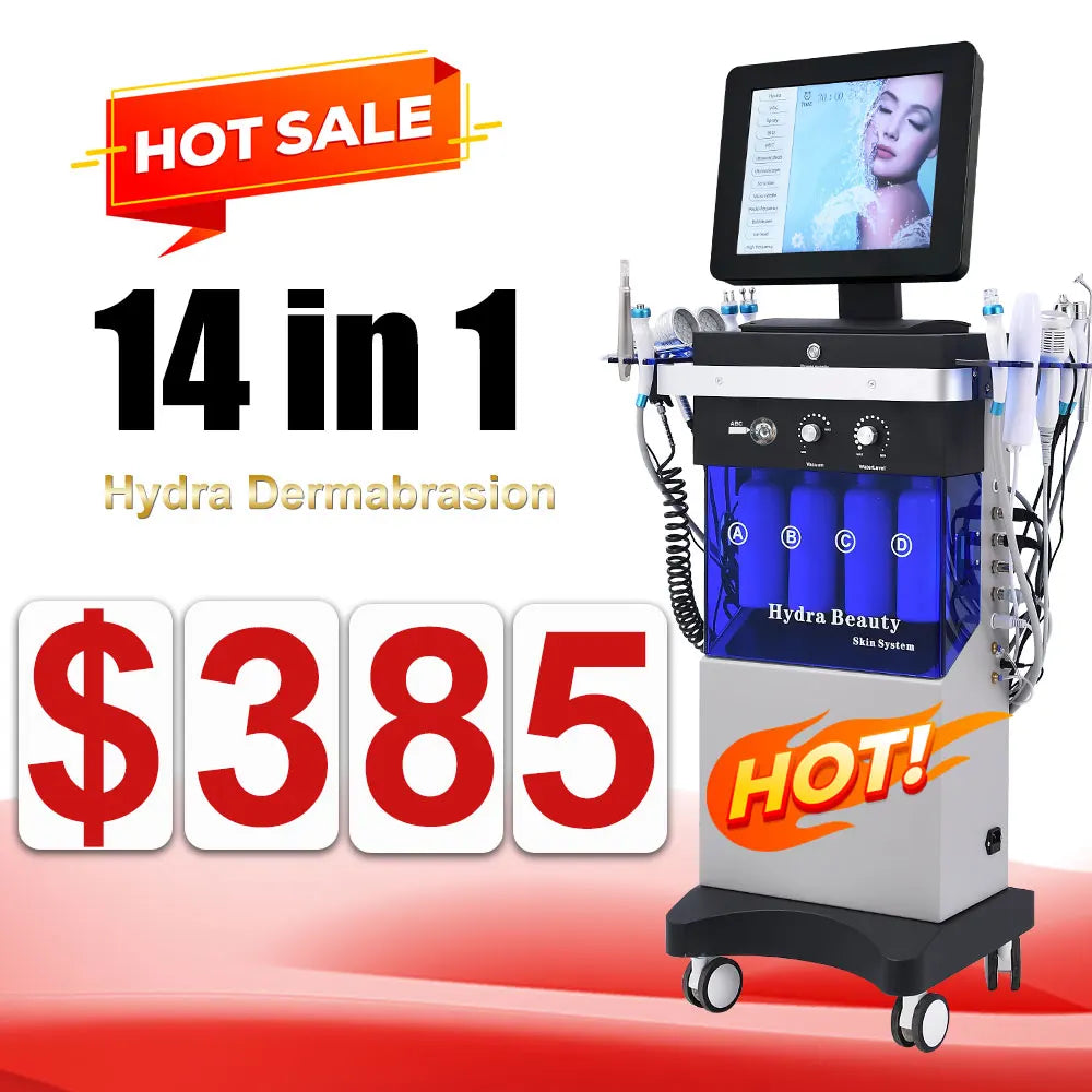 Hydro Aqua Facial Hydra Machine Facial Hydrodermabrasion Facial Machine Skin Rejuvenation Spa Equipment Hydra Beauty Machine