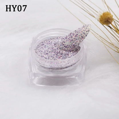 Prime Quality Wholesale PET Glitter Shapes Holographic or Iridescent Chunky Mixes Hexagon Glitter