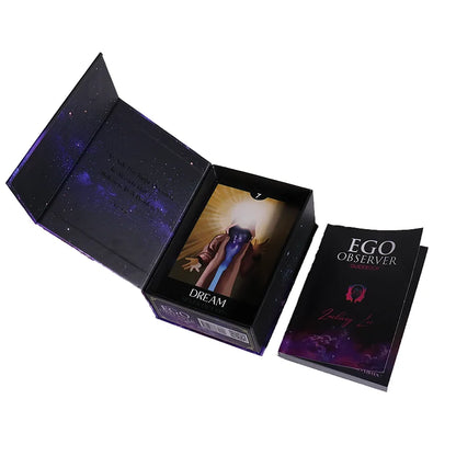 Custom Premium Tarot Deck Printed Eco Friendly 24K Gold Tarot Cards German Wholesale
