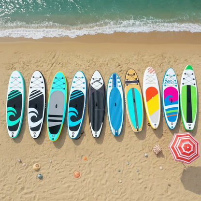 Meierya Hot New Design Inflatable SUP Paddle Board Drop Stitch Technology PVC/EVA Material 1 Year Warranty for Lakes Rivers