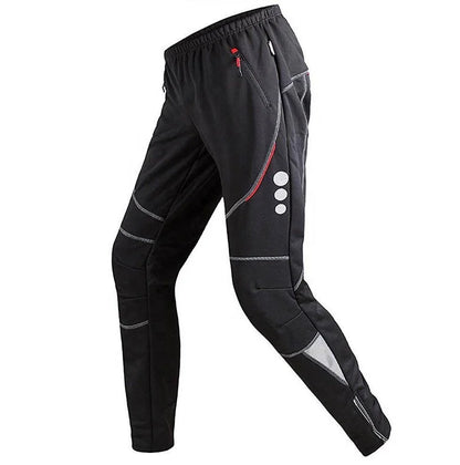 Custom Reflective Men's Winter Cycling Pants Warm Winter Bicycle Pants Bike Thermal Pants