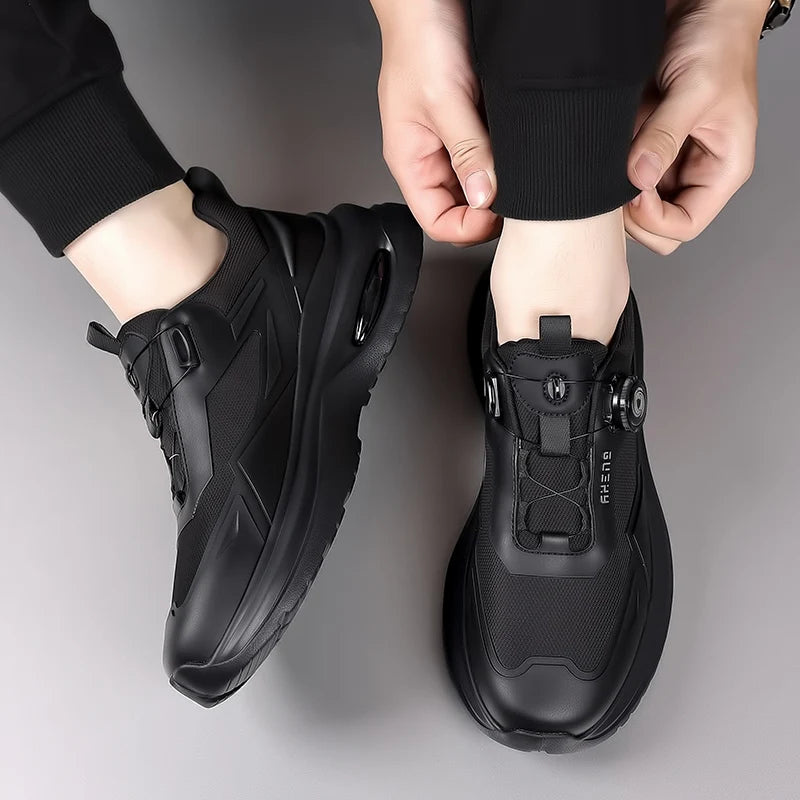 New Eco comfort Rubber Shoes for Women Original Black Arch Support Quick Lace Sports Shoes for Men KPU Original Luxury Design