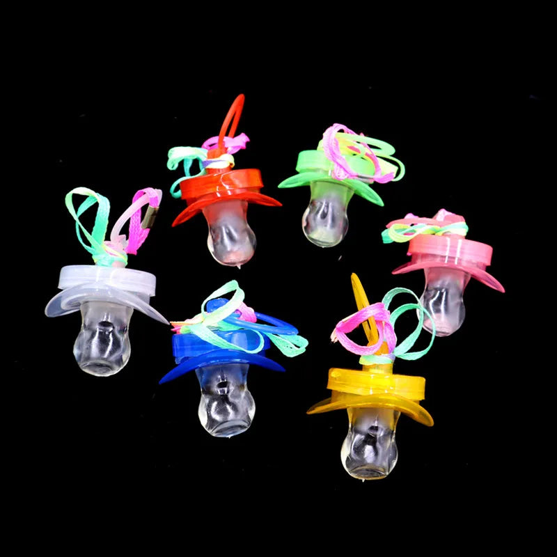 LED Glowing Pacifier for Parties for Diwali Ramadan Graduation Valentine's Day & Thanksgiving Celebrations