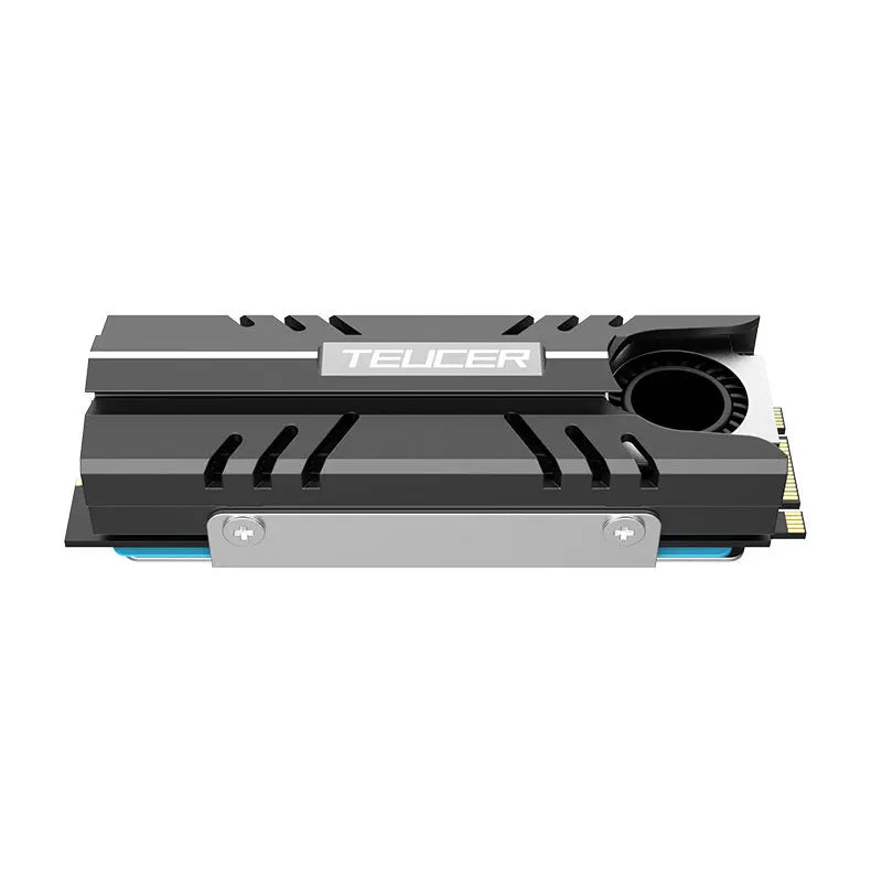 TEUCER M.2 2280 NVME SSD Cooling Vest Radiator Heat Sink with Fan in Stock