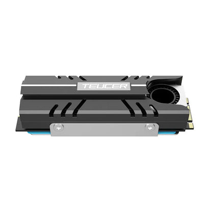 TEUCER M.2 2280 NVME SSD Cooling Vest Radiator Heat Sink with Fan in Stock