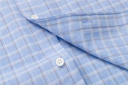 6XL 7XL 8XL 9XL 10XL Elegant Classic Youth Men's Business Casual Striped Long Sleeve Shirt Autumn Brand big Size Loose Shirt