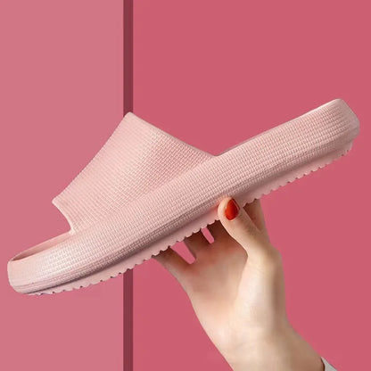 Hot Best Selling Products 2026 Women Thick Platform Summer Indoor Beach Pillow Slides House Cushion Cloud slippers Custom Logo