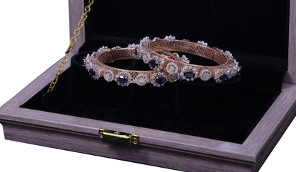 Elegant Women's 9K Rose Gold Oval Diamond Pacheli Bangle Natural IJ Color SI Clarity 10.74 CT Rhodium Plated IGI Certified