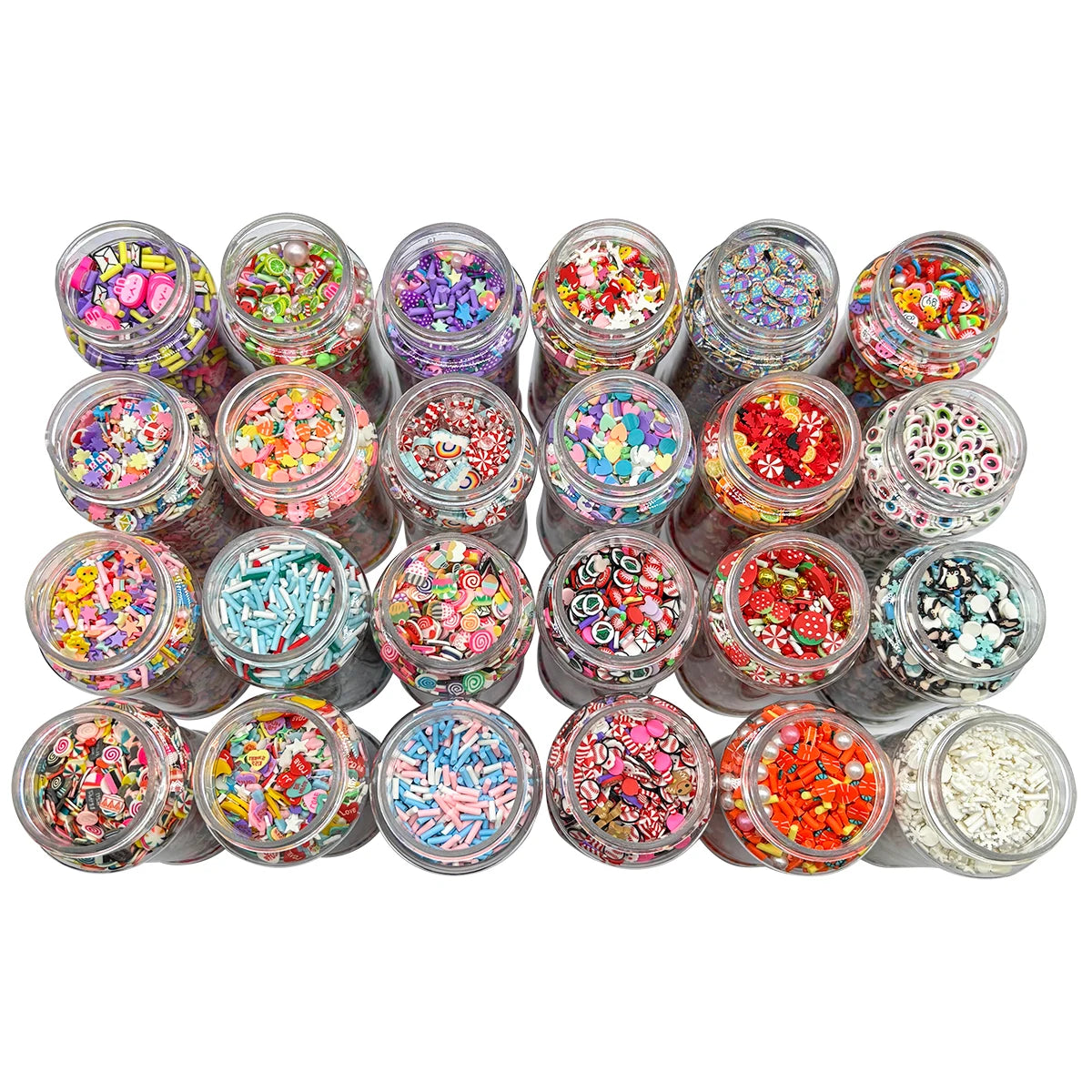 US Warehouses Polymer Clay Slices Watermelon Strawberry Lemon Sprinkle DIY Slime Mix Soft Pottery Nail Art Decoration DIY Craft