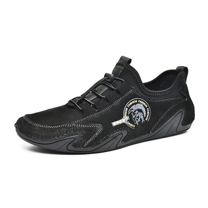 Wholesale Fancy Octopus Shape Men Casual Leather Loafer Slip on Shoes